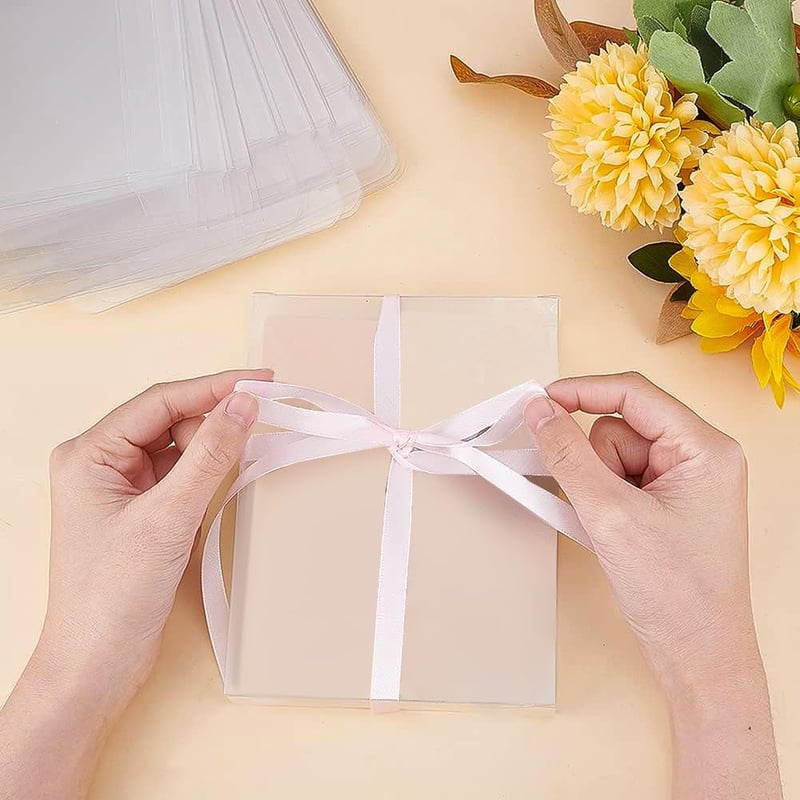 BENECREAT Átlátszó Ajándékdoboz 23x14cm Esküvői Bonbondoboz 30db - 30 stück (1er Pack), 15 x 11.5 x 2.5 cm