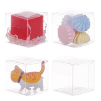 BENECREAT prozirna kockasta poklon kutija 60 kom - 4x4x4 cm 2