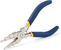 BENECREAT Dróthurok készítő eszköz szett - 2 mandrel + 6 az 1-ben csipesz ékszerkészítéshez - 3 Mm to 9.5 Mm 9