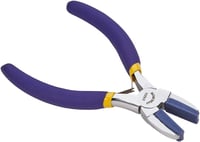 BENECREAT Dupla Nylon Fogú Lapos Orrú Fogó Ékszerkészítéshez Drótformázáshoz - Lila, Double Nylon Jaw Pliers (Blue Nylon) 2