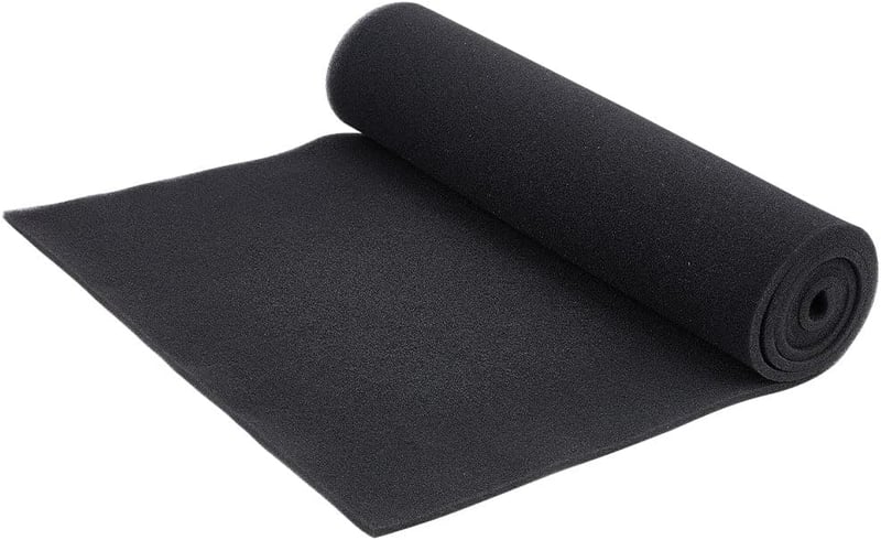 BENECREAT Légkondicionáló Szűrő 1,5m x 40cm - 6mm Vastag Aktív Szén Szűrőszivacs Lap Klímákhoz, Hordozható és Ablakos Készülékekhez