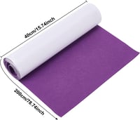 BENECREAT Öntapadós Filc Szalag 200x40cm Lila Bútor Alátét Polc Bélés 2