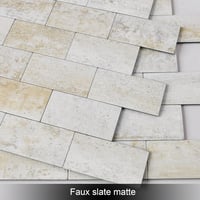BeNice 3D öntapadós falburkolat csempe, konyha fürdőszoba mozaik, travertín hatás, vízálló 10db 2