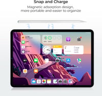 BENKS iPad Ceruza 2. Generáció Mágneses Vezeték Nélküli Töltéssel, iPad Pro 12.9 Air Mini Kompatibilis 3