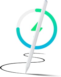 BENKS iPad Ceruza 2. Generáció Mágneses Vezeték Nélküli Töltéssel, iPad Pro 12.9 Air Mini Kompatibilis 1