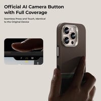 BENKS Prestige iPhone 16 Pro Tok Kamera Gombbal - MagSafe Kompatibilis Dupont Kevlar Aramid Szál TPU Mobiltelefon Védőtok 2
