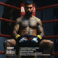Mănuși de box BENLEE Rodney din piele sintetică - Roz/Alb - 12 oz Mănuși de antrenament pentru box 4