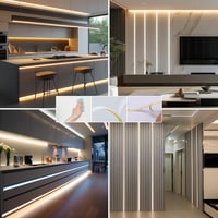 BENLUN 24V CCT LED szalag 10m konyhaszekrény világítás 2700K-6500K dimmerrel 6