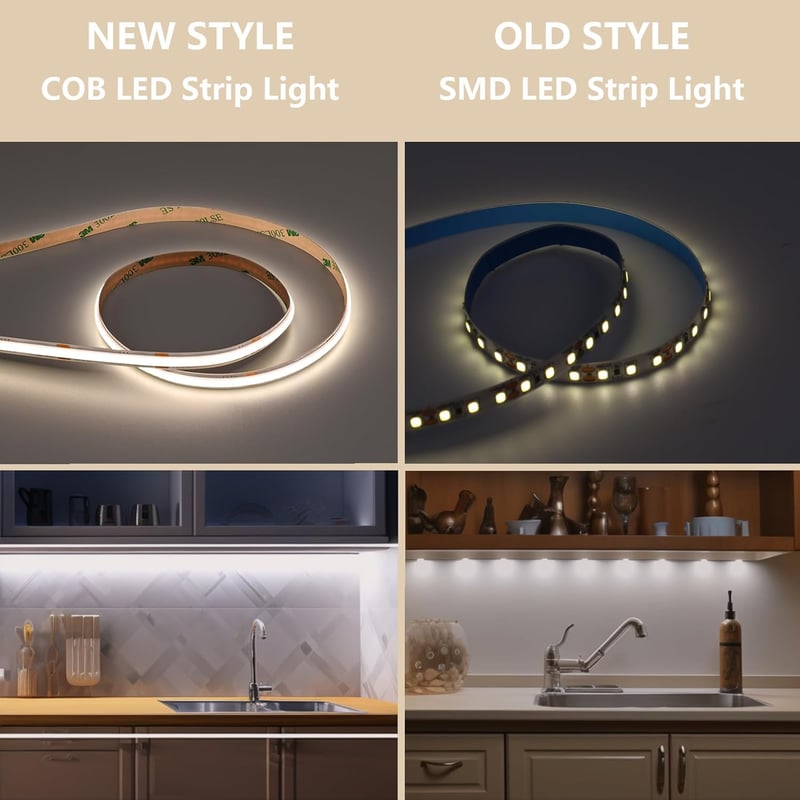 BENLUN 24V CCT LED szalag 10m konyhaszekrény világítás 2700K-6500K dimmerrel