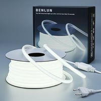 BENLUN AC 230V COB LED szalag 20m IP65 vízálló 6000K hideg fehér 200W 1