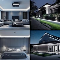 BENLUN AC 230V COB LED szalag 20m IP65 vízálló 6000K hideg fehér 200W 5