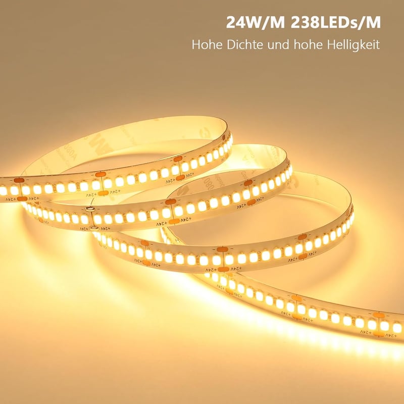 BENLUN LED szalag 3000K meleg fehér 10m 26000lm 240W IP20 SMD2835