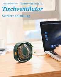 benpen Mini USB Asztali Ventilátor 3 Fokozat Csendes Hordozható Irodai Asztali Ventilátor 2