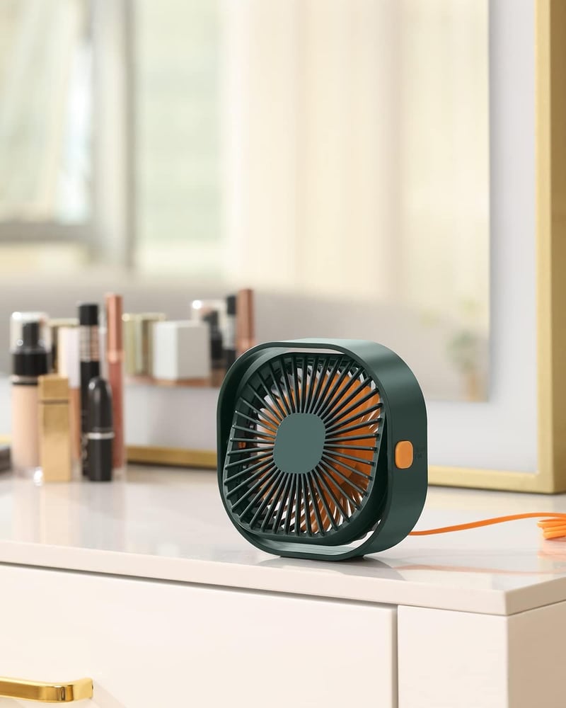 benpen Mini USB Asztali Ventilátor 3 Fokozat Csendes Hordozható Irodai Asztali Ventilátor