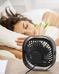 Benpen Mini USB Asztali Ventilátor 3 Fokozatú Csendes Hordozható 5