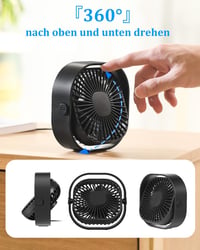 Benpen Mini USB Asztali Ventilátor 3 Fokozatú Csendes Hordozható 4