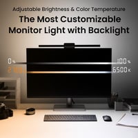 Lampă de monitor BenQ ScreenBar Halo 2, iluminare față și spate, pornire/oprire automată 5