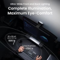 Lampă de monitor BenQ ScreenBar Halo 2, iluminare față și spate, pornire/oprire automată 3