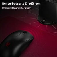 Bezdrôtová eSports myš BenQ Zowie S2-DW, 65 g, senzor 3950, 4K obnovovacia frekvencia, bez potreby ovládačov, pokročilý 4K prijímač 6