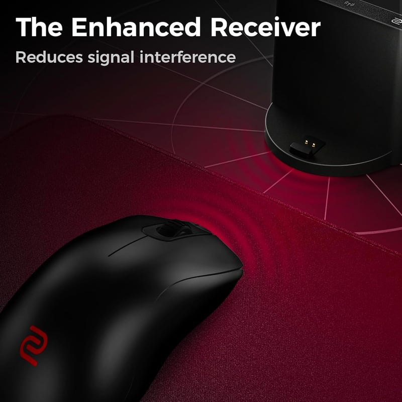 BenQ Zowie ZA13-DW 4K Wireless Esports Egér 65g Szimmetrikus Driverless - 121 x 40 x 29 mm, ZA13-DW