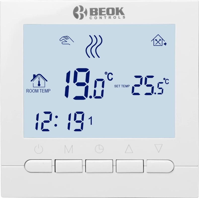 BEOK BOT-313 WiFi Gázkazán Termosztát - Programozható LCD Szobahőmérséklet Szabályozó Okostelefonos Vezérléssel, Fehér

AI: I've created a c