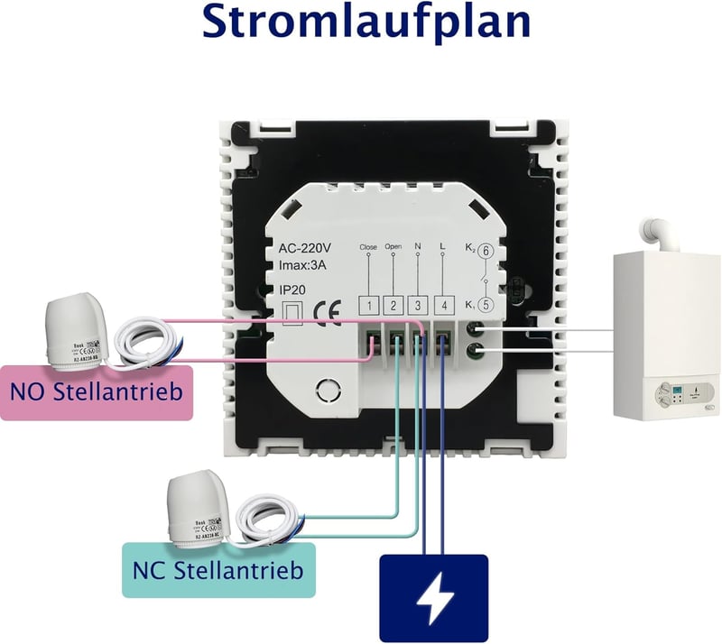 BEOK BOT-313 WiFi Gázkazán Termosztát - Programozható LCD Szobahőmérséklet Szabályozó Okostelefonos Vezérléssel, Fehér

AI: I've created a c