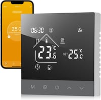 BEOK CONTROLS Digitális WiFi Padlófűtés Termosztát Vízi Fűtéshez LCD Kijelzővel Programozható Okos Szobatermosztát Tuya Alexa App 1