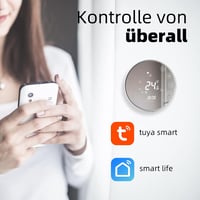 BEOK CONTROLS Okos Padlófűtés Termosztát WiFi Programozható Elektromos Fűtésszabályozó Tuya Smart Life Google Home Alexa 5