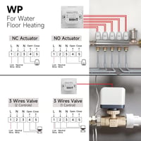 BEOK CONTROLS Okos Termosztát Padlófűtéshez WiFi Programozható Szobatermosztát Tuya Alexa Google Home Fekete TGW60B 4