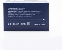BEOK CONTROLS Okos Termosztát Padlófűtéshez WiFi Programozható Szobatermosztát Tuya Alexa Google Home Fekete TGW60B 10