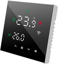 BEOK CONTROLS Okos Termosztát Padlófűtéshez WiFi Programozható Szobatermosztát Tuya Alexa Google Home Fekete TGW60B 1