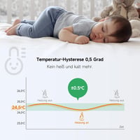 BEOK CONTROLS Programozható Szobatermosztát Gázkazán Vezérléshez, Digitális Fűtés Termosztát Háttérvilágítással, Fehér BOT-W306 9