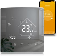 BEOK CONTROLS TGR85WIFI-WP WiFi Okos Padlófűtés Termosztát - Vízalapú Rendszerekhez, Tuya/Smart Life/Alexa Kompatibilis, Programozható 1