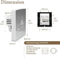 BEOK CONTROLS TGR85WIFI-WP WiFi Okos Padlófűtés Termosztát - Vízalapú Rendszerekhez, Tuya/Smart Life/Alexa Kompatibilis, Programozható 8
