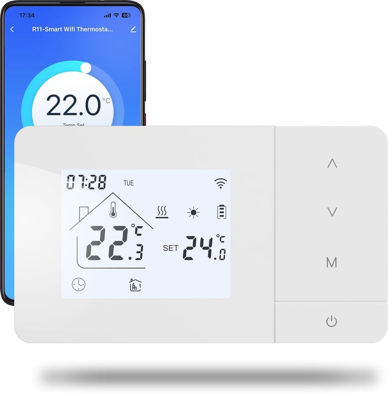 BEOK CONTROLS Vezeték nélküli gázkazán termosztát WiFi távirányítással