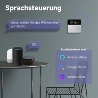 BEOK CONTROLS WiFi Okos Gázkazán Termosztát - Programozható, Smart Life/Google Home/Alexa Kompatibilis, Távvezérelhető, Gyerekzárral, 3A TGP 2