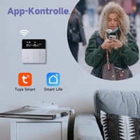 BEOK CONTROLS WiFi Okos Gázkazán Termosztát - Programozható, Smart Life/Google Home/Alexa Kompatibilis, Távvezérelhető, Gyerekzárral, 3A TGP 3