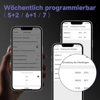 BEOK CONTROLS WiFi Okos Gázkazán Termosztát - Programozható, Smart Life/Google Home/Alexa Kompatibilis, Távvezérelhető, Gyerekzárral, 3A TGP 4