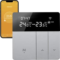 BEOK CONTROLS WiFi Okos Gázkazán Termosztát - Programozható, Smart Life/Google Home/Alexa Kompatibilis, Távvezérelhető, Gyerekzárral, 3A TGP 1