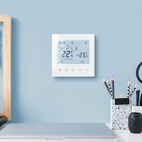 BEOK CONTROLS WiFi Okostermosztát Padlófűtéshez - Digitális Süllyesztett Fali Szabályozó, Alexa és Google Home Kompatibilis, 230V 7
