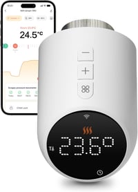 BEOK CONTROLS WiFi Radiátor Termosztát TRV-705 Okos Fűtésvezérlő Digitális Szabályozó Tuya App Google Alexa Kompatibilis 1