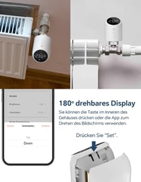 BEOK CONTROLS WiFi Radiátor Termosztát TRV-705 Okos Fűtésvezérlő Digitális Szabályozó Tuya App Google Alexa Kompatibilis 8
