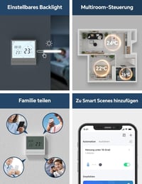 BEOK TOL47WIFI Okos WiFi Termosztát Gáz/Víz Kazánhoz és Padlófűtéshez - Programozható, Alexa és Google Asszisztens Kompatibilis 6