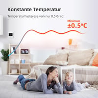 Beok WiFi Okostermosztát Gázkazánhoz - Tuya Applikációval Vezérelhető, LCD Kijelzős, Alexa és Google Asszisztens Kompatibilis, Elemes Működé 9