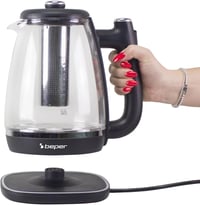 BEPER 1,8L Üveg Vízforraló 2200W Forgatható Talppal és Automatikus Lekapcsolással 4