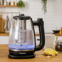 BEPER 1,8L Üveg Vízforraló 2200W Forgatható Talppal és Automatikus Lekapcsolással 6