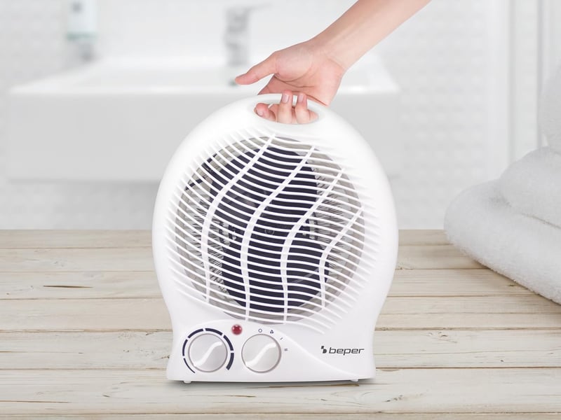 BEPER 2000W Kompakt Ventilátoros Fűtőtest Termosztáttal és Eco Móddal