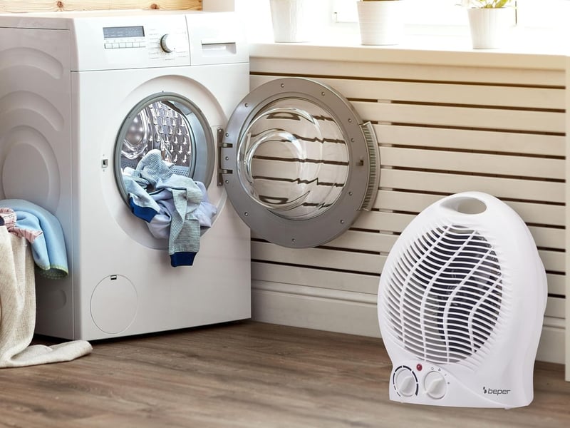BEPER 2000W Kompakt Ventilátoros Fűtőtest Termosztáttal és Eco Móddal