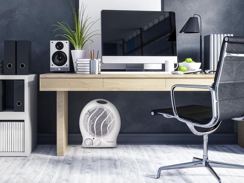 BEPER 2000W Kompakt Ventilátoros Fűtőtest Termosztáttal és Eco Móddal