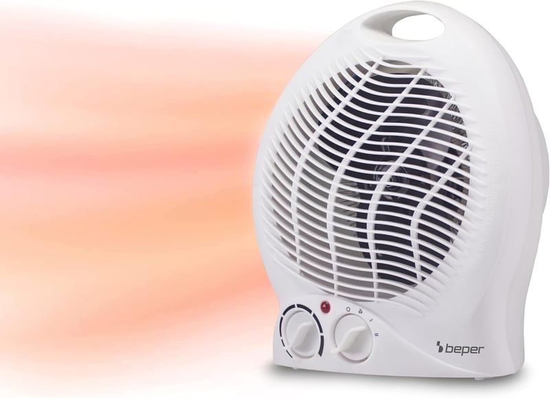 BEPER 2000W Kompakt Ventilátoros Fűtőtest Termosztáttal és Eco Móddal